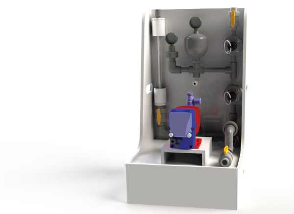 MX-SPS Metex Single Pump System for Chemical Dosing